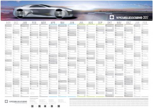 Kalender 2017 der Virtuelles Studio GmbH